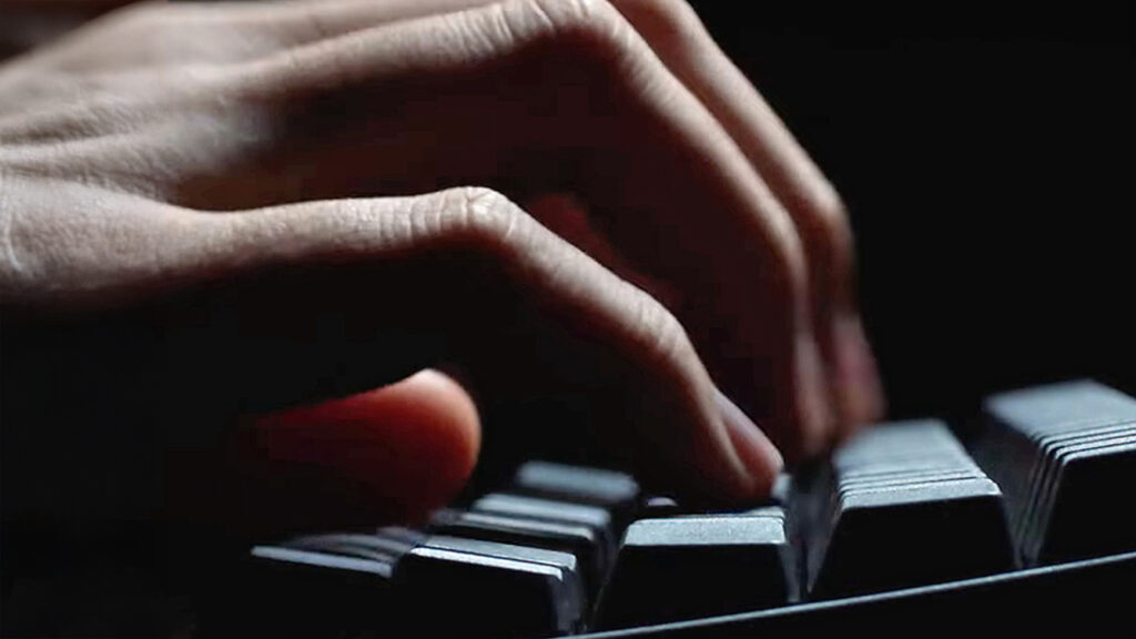 Happy hacking keyboards in white and black